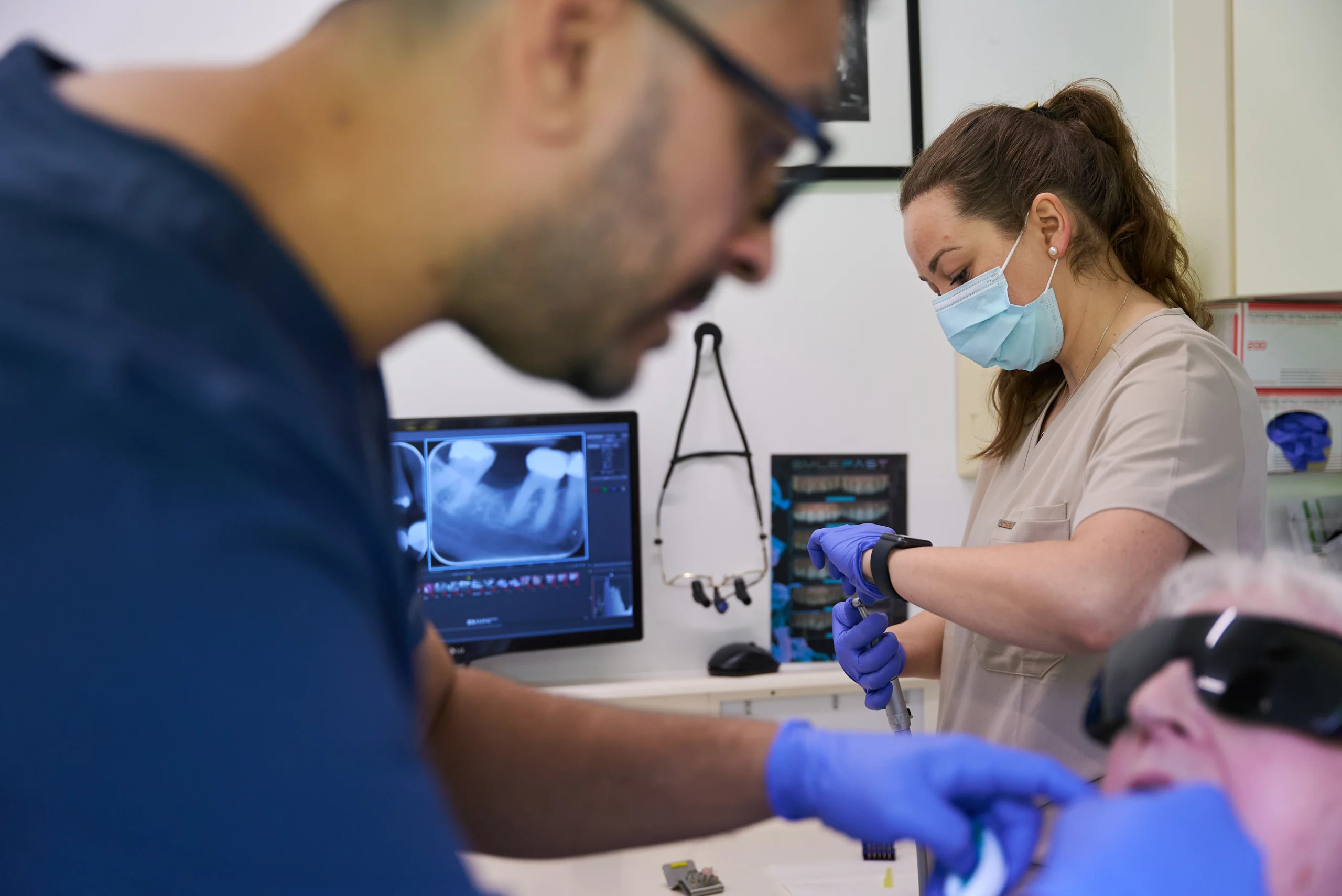 Dental filling at Parchment Street Dental Winchester